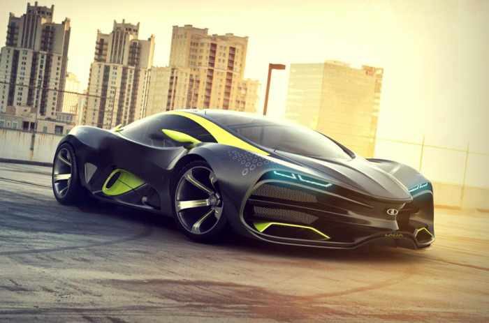 Футуристический Lada Raven от АвтоВАЗ.