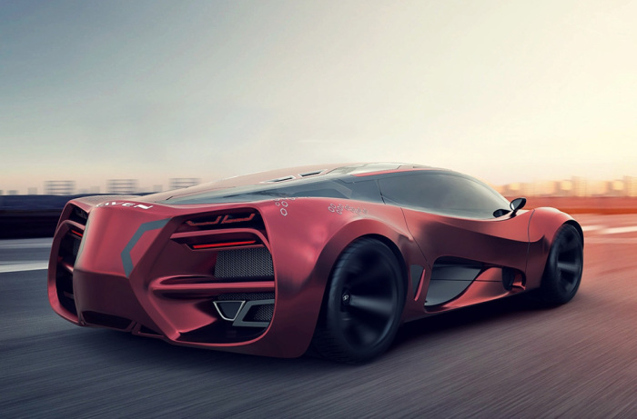 Lada Raven: футуристический дизайн от российского дизайнера.